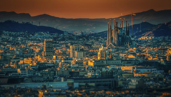 Reiseansicht aus Barcelona