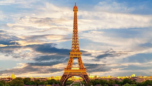 Reiseansicht aus Paris